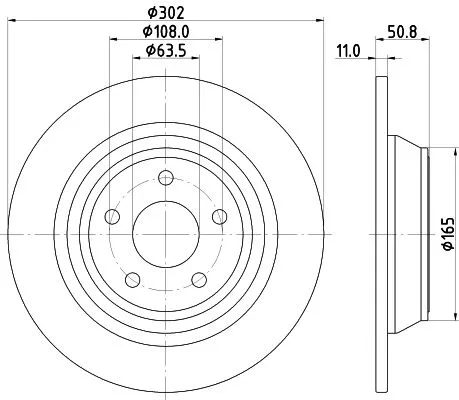 MINTEX MINTEX (MDC2663) 1x MINTEX MDC2663 Brake Disc 