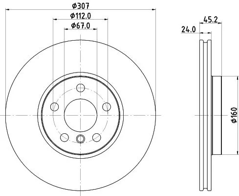 MINTEX MINTEX (MDC2751C) 1x  MINTEX Brake Disc 