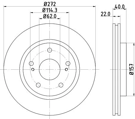 MINTEX MINTEX MDC2777C 1x MINTEX MDC2777C Brake Disc 