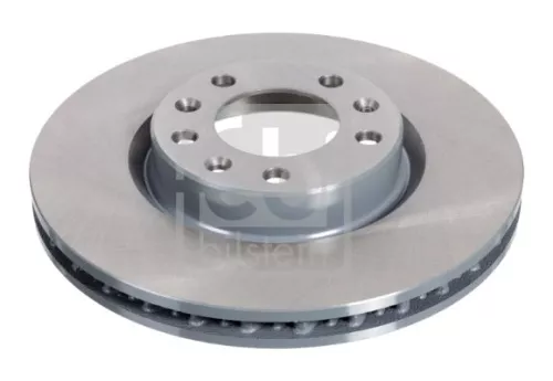 2x Febi Front Internally Vented Brake Disc For Citroën Opel Peugeot Vauxha