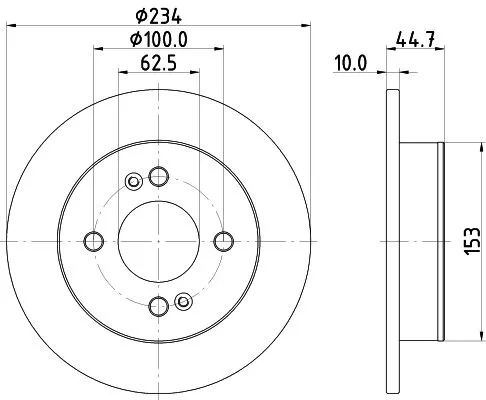 MINTEX MINTEX MDC2796C 1x MINTEX MDC2796C Brake Disc 