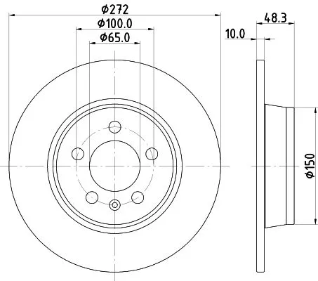MINTEX MINTEX MDC2800C 1x MINTEX MDC2800C Brake Disc 