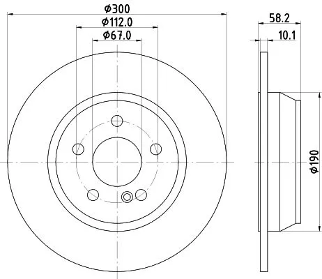 MINTEX MINTEX (MDC2829C) 1x  MINTEX Brake Disc 