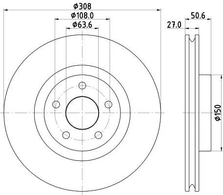 MINTEX MINTEX (MDC2892C) 1x MINTEX MDC2892C Brake Disc 