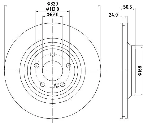 MINTEX MINTEX (MDC2966C) 1x  MINTEX Brake Disc 