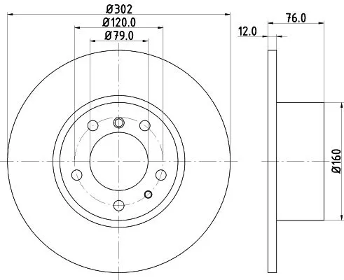 MINTEX MINTEX MDC480 1x MINTEX MDC480 Brake Disc 