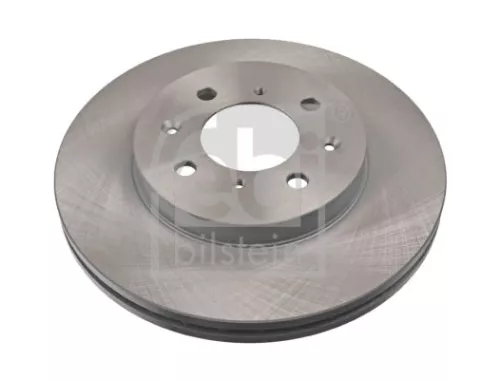 2x Febi Front Internally Vented Brake Disc For Honda Civic