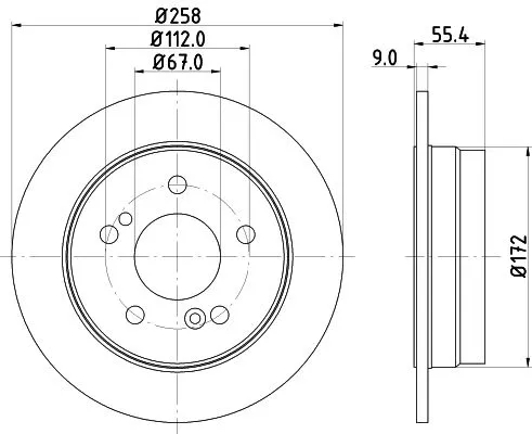 MINTEX MINTEX (MDC769) 1x MINTEX MDC769 Brake Disc 