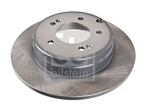 2x Febi Rear Solid Brake Disc For Hyundai Kia Grandeur Ix35 Optima Sonata