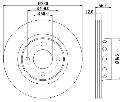 MINTEX MINTEX (MDC776) 1x MINTEX MDC776 Brake Disc 