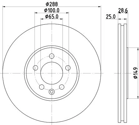MINTEX MINTEX (MDC915) 1x MINTEX MDC915 Brake Disc 