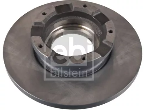 2x Febi Rear Solid Brake Disc For Ford Tourneo Custom Transit Transit Cust