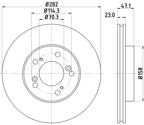 MINTEX MINTEX MDC998 1x MINTEX MDC998 Brake Disc 