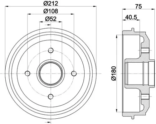MINTEX MINTEX MBD227 1x MINTEX MBD227 Brake Drum 