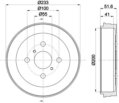 MINTEX MINTEX MBD325 1x MINTEX MBD325 Brake Drum 