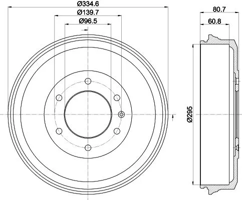 MINTEX MINTEX MBD369 1x MINTEX MBD369 Brake Drum 