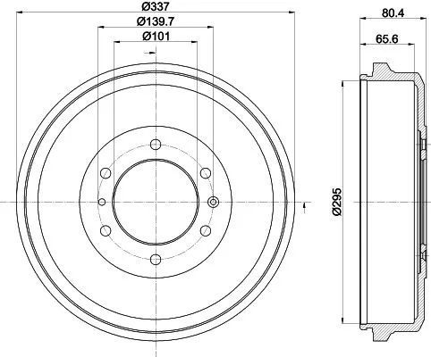 MINTEX MINTEX MBD374 1x MINTEX MBD374 Brake Drum 