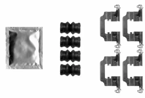 MINTEX MINTEX (MBA0008) 1x Accessory Kit, disc brake pad 