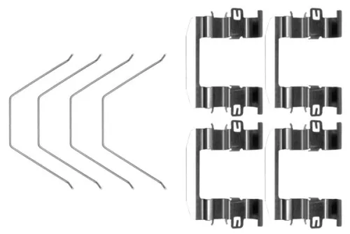 1x Accessory Kit, disc brake pad