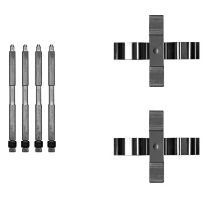 1x Accessory Kit, disc brake pad