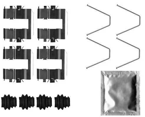MINTEX MINTEX (MBA0060) 1x Accessory Kit, disc brake pad 