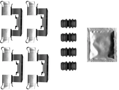 MINTEX MINTEX (MBA0062) 1x Accessory Kit, disc brake pad 