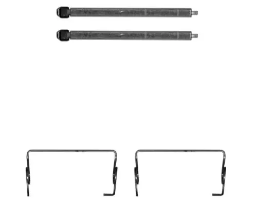 1x Accessory Kit, disc brake pad