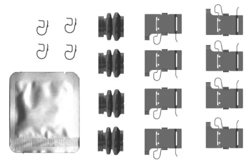 MINTEX MINTEX (MBA0084) 1x Accessory Kit, disc brake pad 