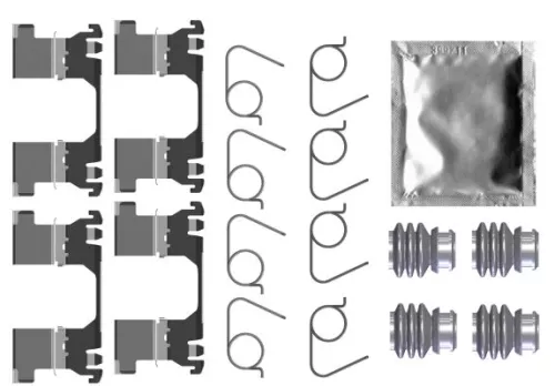 1x Accessory Kit, disc brake pad