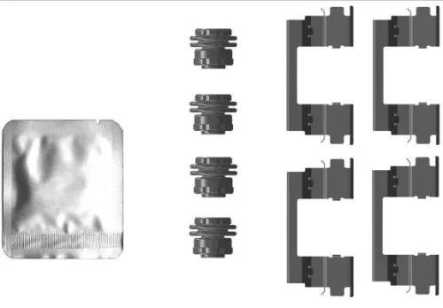 MINTEX MINTEX (MBA0096) 1x Accessory Kit, disc brake pad 