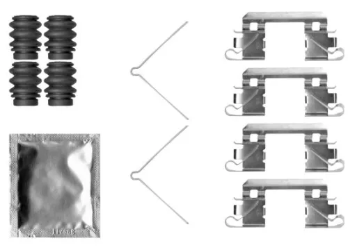 MINTEX MINTEX (MBA0113) 1x Accessory Kit, disc brake pad 