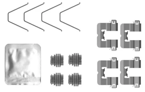 MINTEX MINTEX (MBA0114) 1x Accessory Kit, disc brake pad 