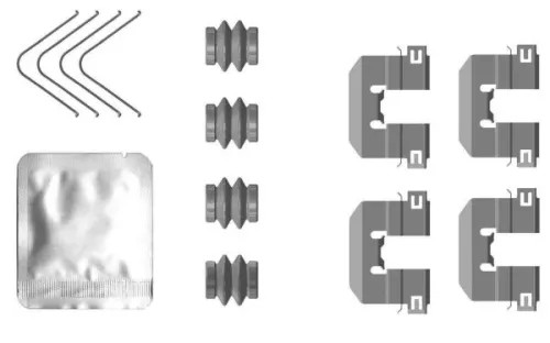 MINTEX MINTEX (MBA0117) 1x Accessory Kit, disc brake pad 