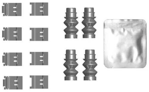 MINTEX MINTEX (MBA0124) 1x Accessory Kit, disc brake pad 