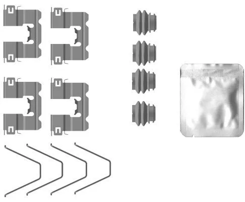 MINTEX MINTEX (MBA0137) 1x Accessory Kit, disc brake pad 