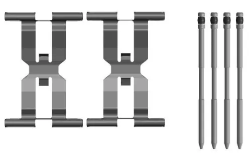 MINTEX MINTEX MBA0143 1x Accessory Kit, disc brake pad 