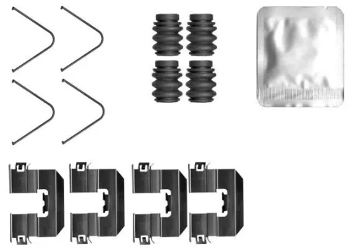 MINTEX MINTEX MBA0165 1x Accessory Kit, disc brake pad 