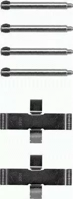 1x Accessory Kit, disc brake pad