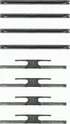 MINTEX MINTEX MBA1072 1x Accessory Kit, disc brake pad 