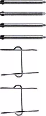 1x Accessory Kit, disc brake pad