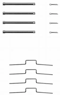 MINTEX MINTEX MBA1176 1x Accessory Kit, disc brake pad 