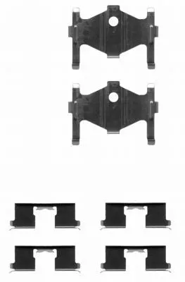 MINTEX MINTEX MBA1185 1x Accessory Kit, disc brake pad 