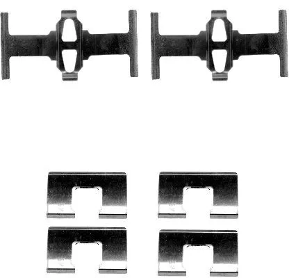 MINTEX MINTEX MBA1203 1x Accessory Kit, disc brake pad 