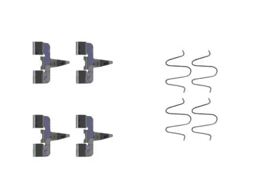 1x Accessory Kit, disc brake pad