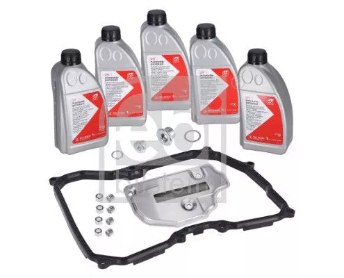 Febi Bilstein Automatic Transmission Oil Filter Kit For Audi Seat Skoda Vw
