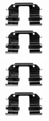 1x Accessory Kit, disc brake pad