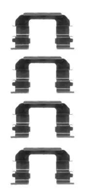 1x Accessory Kit, disc brake pad