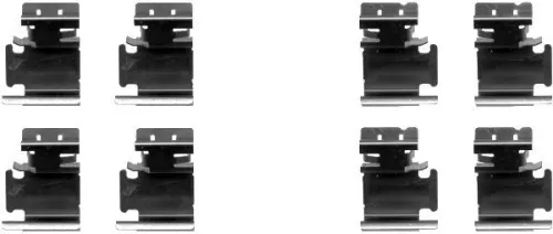 1x Accessory Kit, disc brake pad