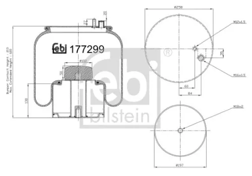 FEBI BILSTEIN FEBI BILSTEIN 177299 Febi Air Bag Suspension Spring 