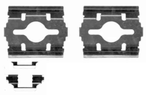 1x Accessory Kit, disc brake pad